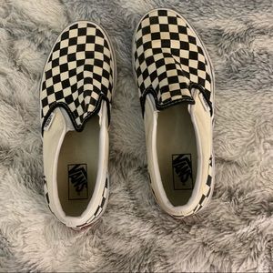 Vans Checkered Slip Ons